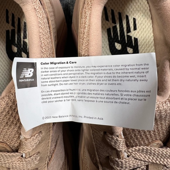 RARE New Balance WRPD Runner Mens 8.5 Taupe Leather Mesh Sneakers Shoes UWRDPFCB - Picture 9 of 10